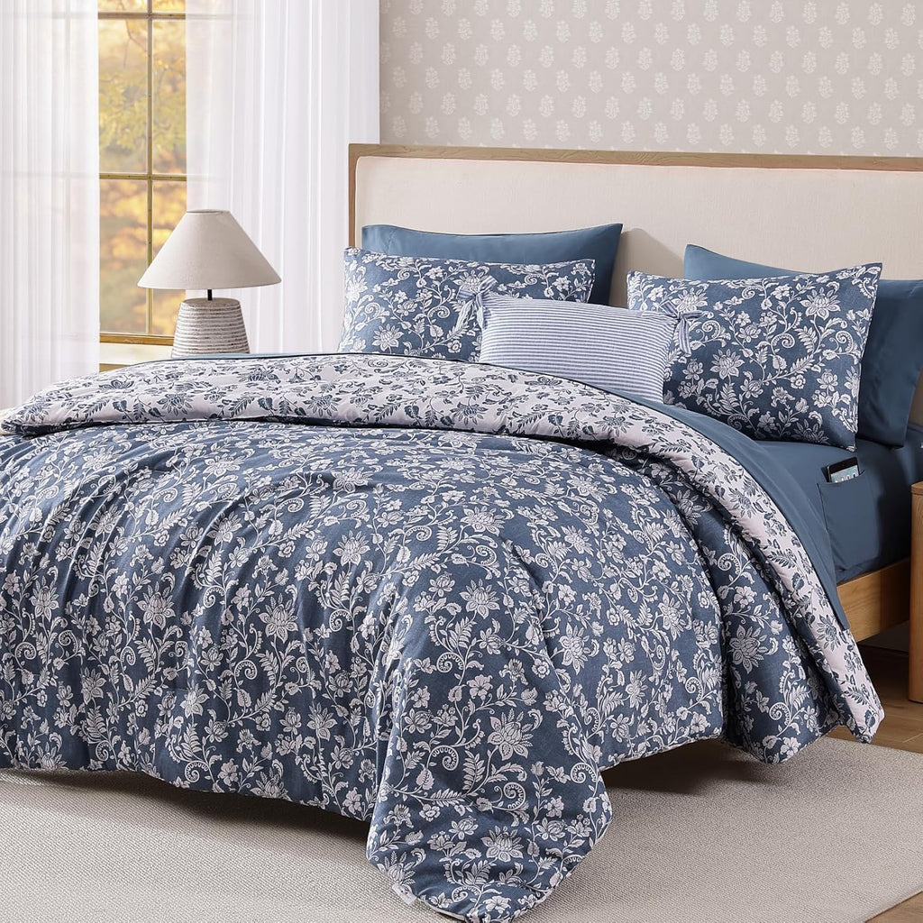Botanical Flowers Comforter Set