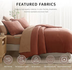 Melex Textured Comforter Set