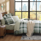 Melex Plaid Comforter Set