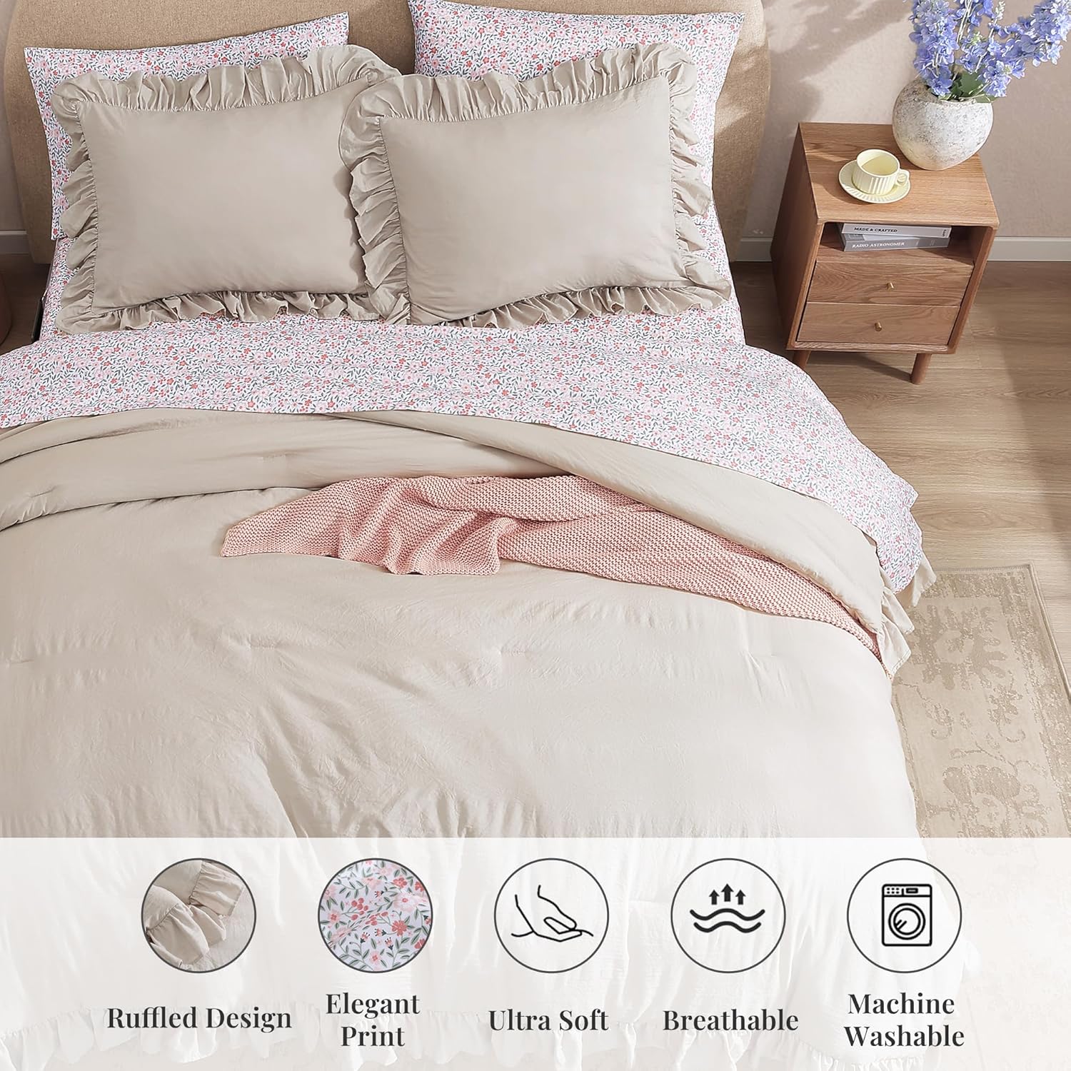 Catami Ruffle Comforter Set