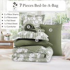 Botanical Flowers Comforter Set