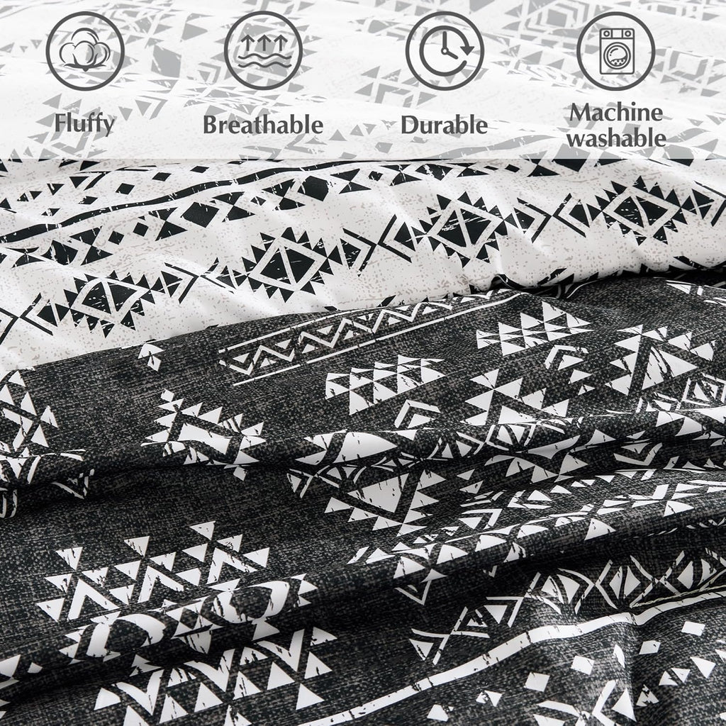 Melex Boho 7-Piece Bed in a Bag Comforter Set with Sheets