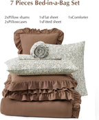 Melex Ruffle Comforter Set