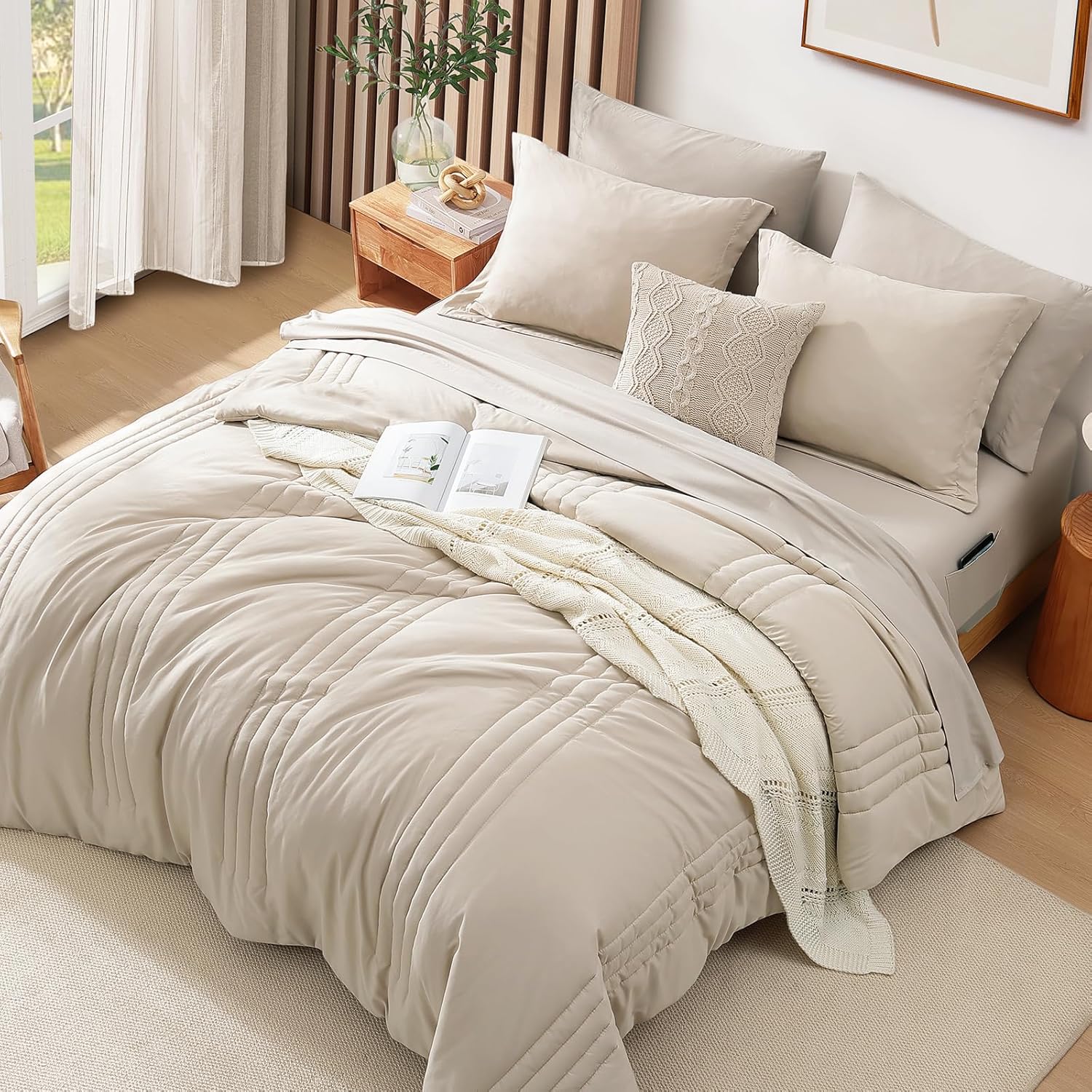 Melex 7-piece Bed in a Bag Comforter Set with Sheets