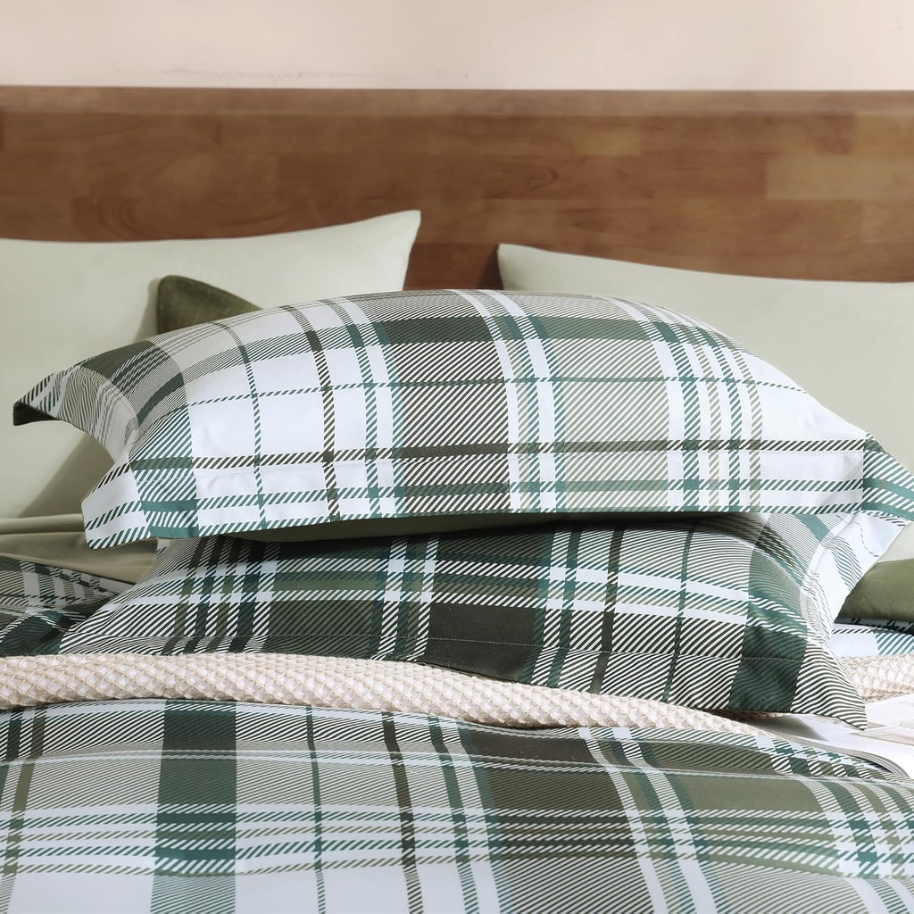 Melex Plaid Comforter Set
