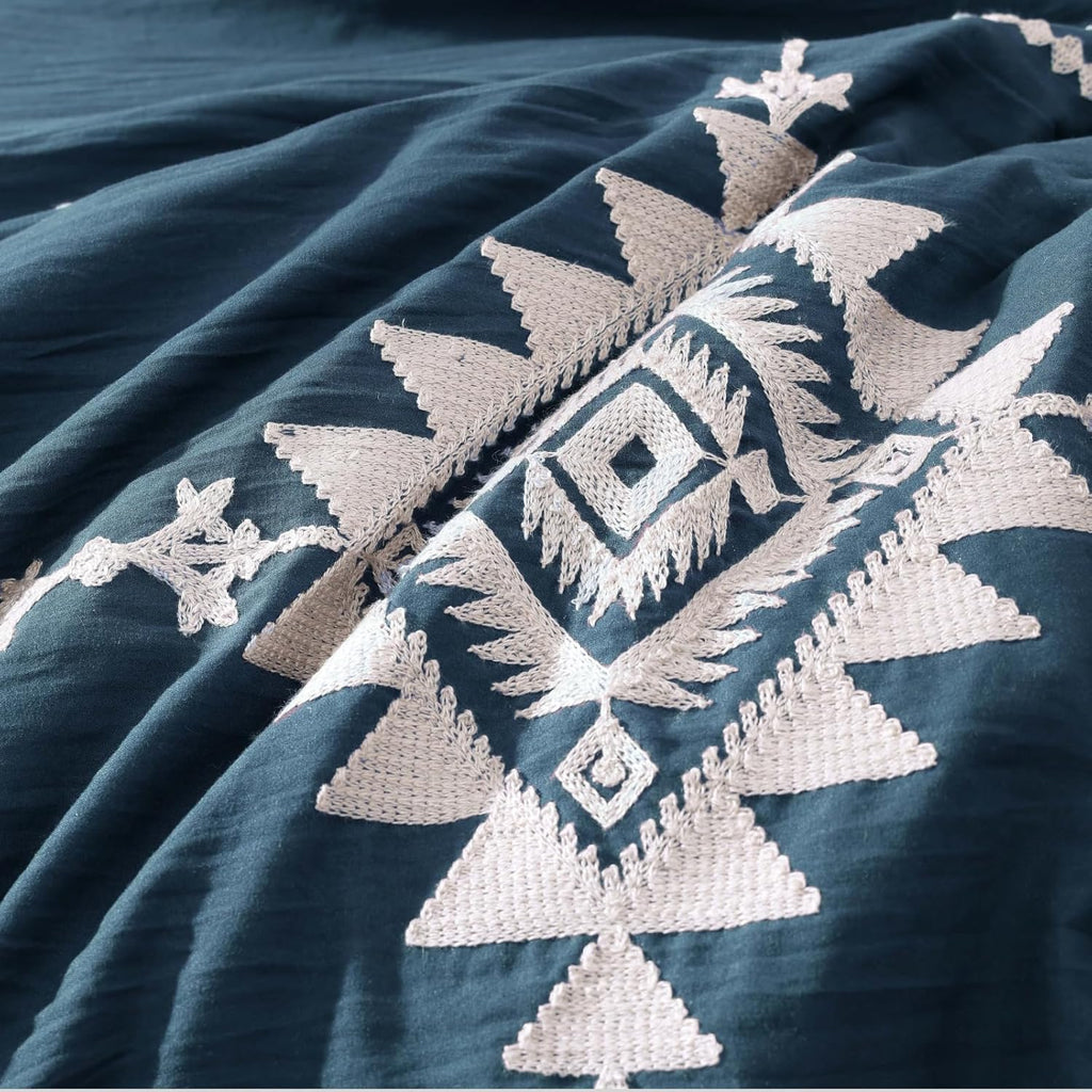 Melex Embroidery Comforter Set