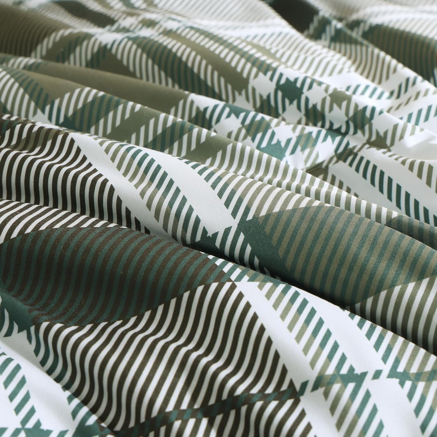 Melex Plaid Comforter Set