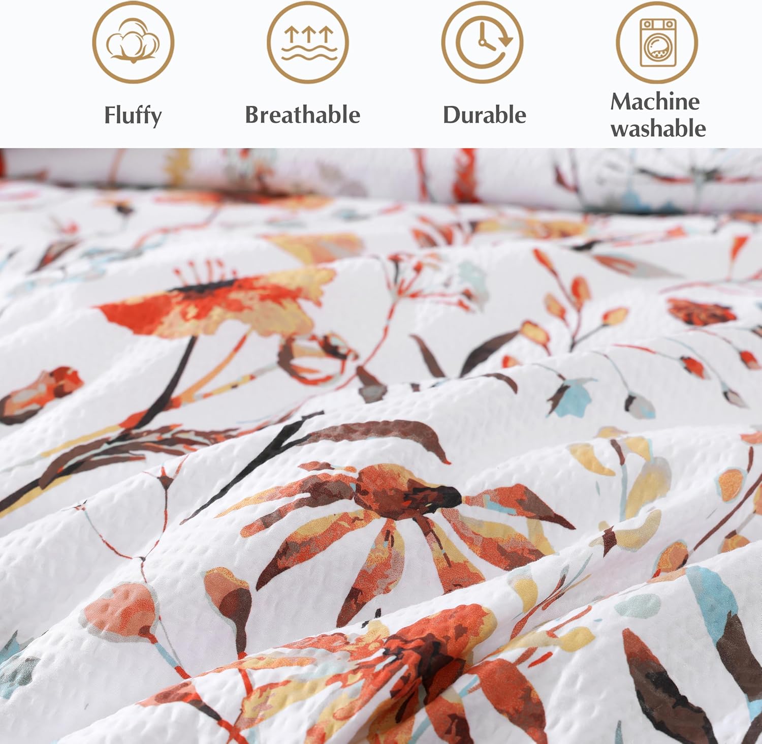 Melex Floral 7-piece Comforter Set