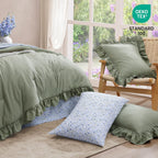 Melex Ruffle Comforter Set