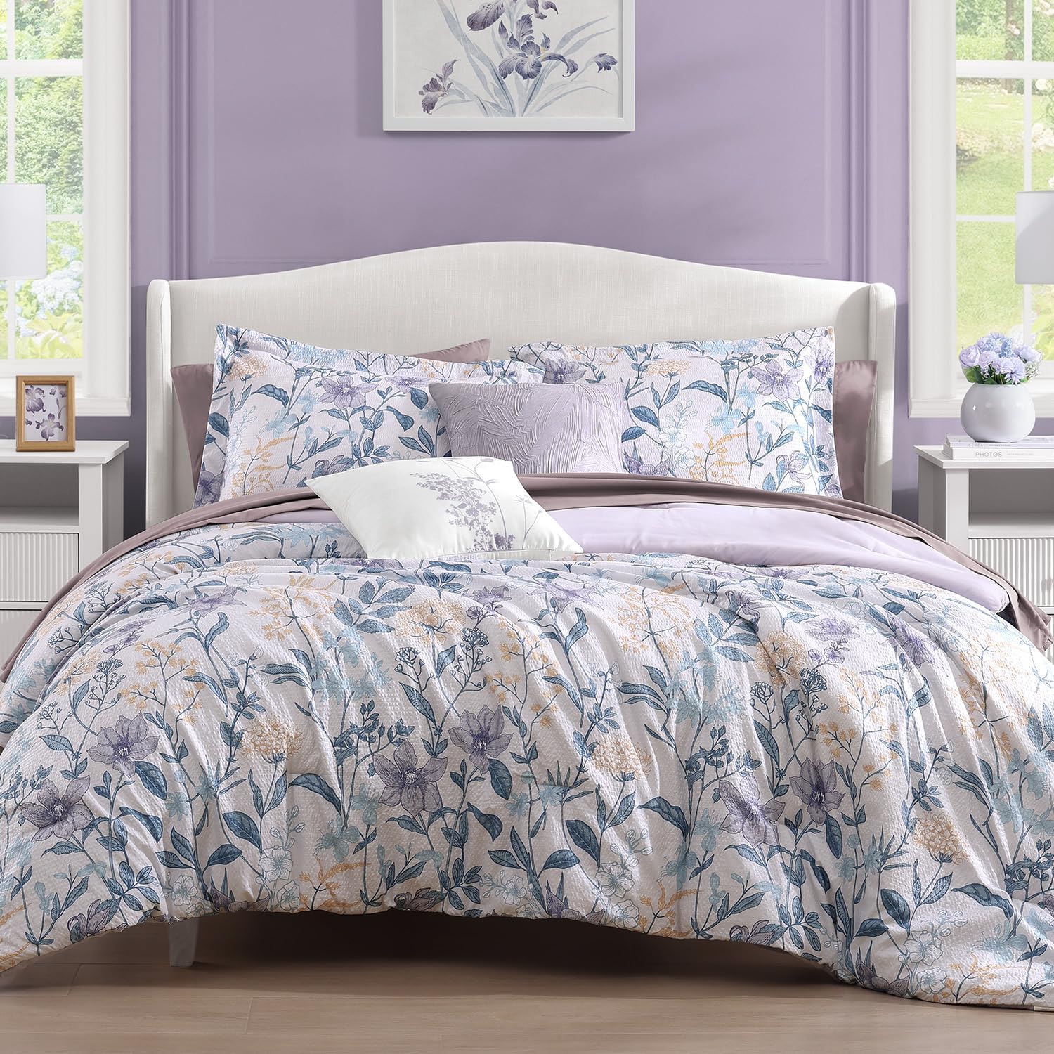 Melex Floral 7-piece Comforter Set