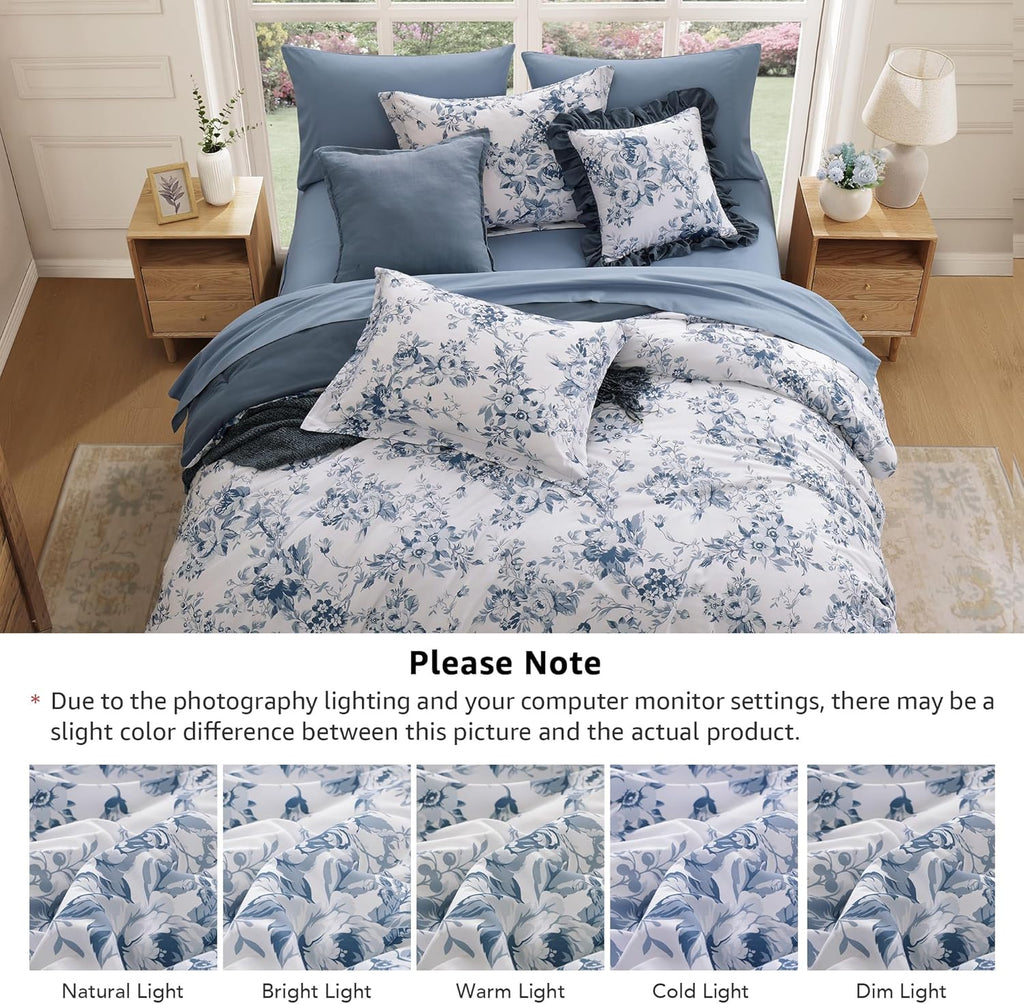 Botanical Flowers Comforter Set