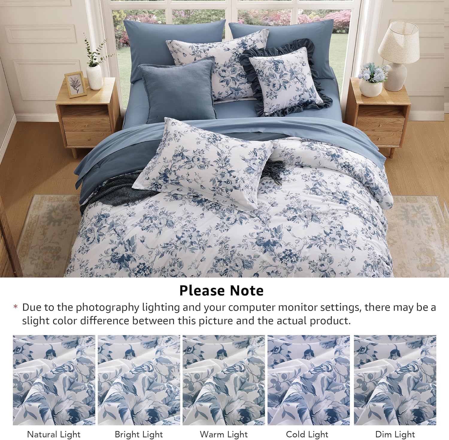 Botanical Flowers Comforter Set