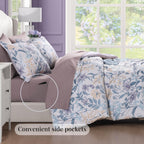 Melex Floral 7-piece Comforter Set