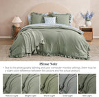 Melex Ruffle Comforter Set