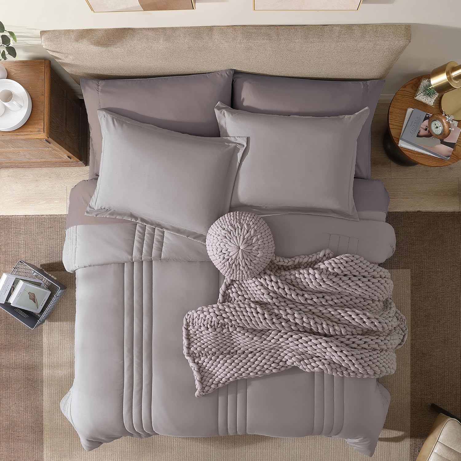 Melex 7-piece Bed in a Bag Comforter Set with Sheets