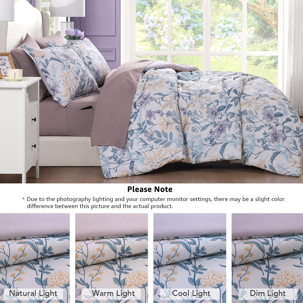 Melex Floral 7-piece Comforter Set