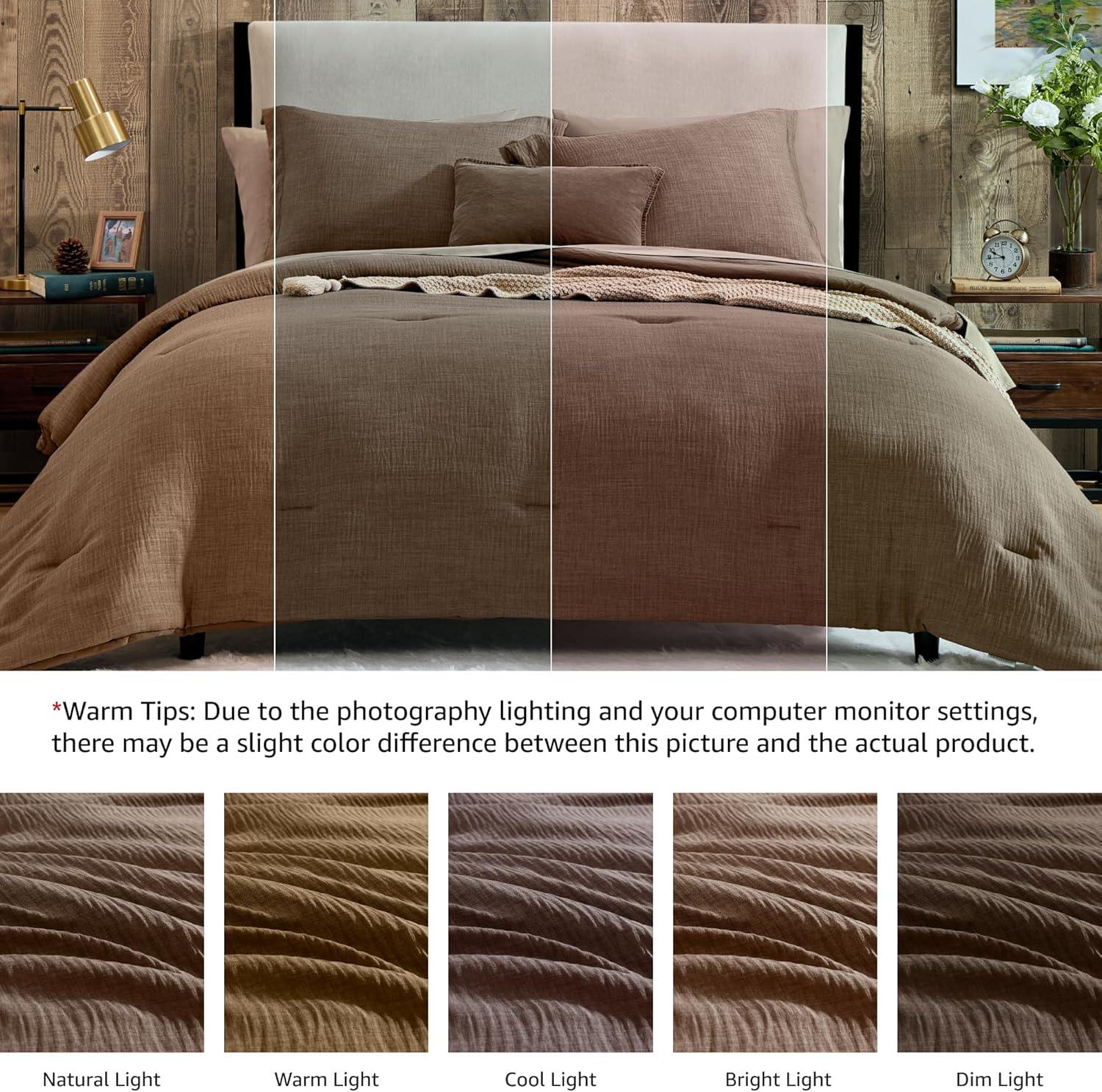 Melex Textured Comforter Set