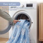 Catami Bow Throw Blanket-Reversible Home Decor Blankets for Couch Sofa Bed Camping 50"x60"