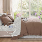 Melex Ruffle Comforter Set