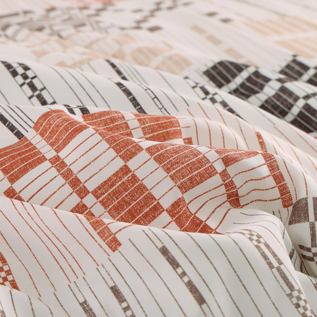 Melex Plaid Comforter Set