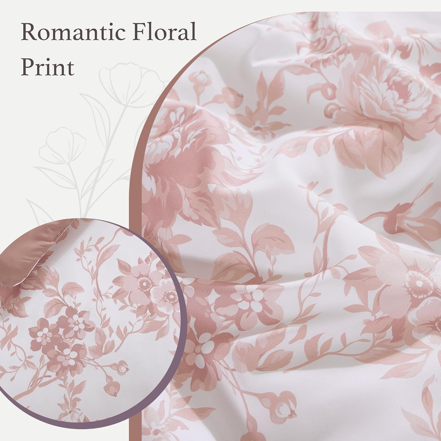 Botanical Flowers Comforter Set