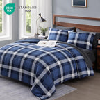 Melex Plaid Comforter Set