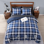 Melex Plaid Comforter Set