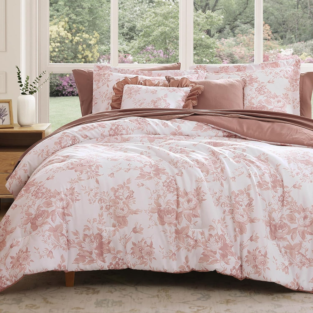 Botanical Flowers Comforter Set