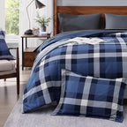 Melex Plaid Comforter Set