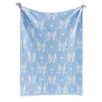 Catami Bow Throw Blanket-Reversible Home Decor Blankets for Couch Sofa Bed Camping 50"x60"