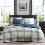 Melex Plaid Comforter Set